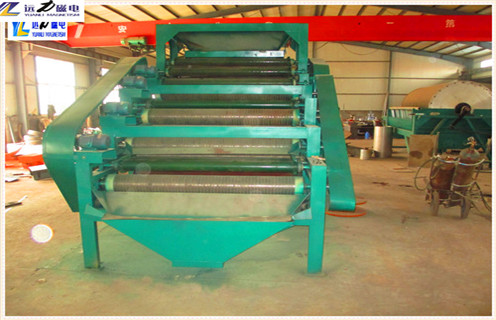 辊式磁选机，辽宁辊式磁选机及工作原理_辽宁辊式磁选机分选运行视频